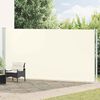 vidaXL Patio Retractable Side Awning 200x600 cm Cream