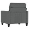 vidaXL Sofa Chair Dark Grey 60 cm Fabric