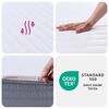 vidaXL Foam Mattress Medium Soft 107x203 cm King Single Size