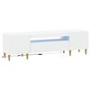 vidaXL LED TV Cabinet White Engineered Wood