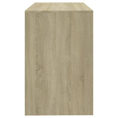 vidaXL Desk Sonoma Oak 101x50x76.5 cm Engineered Wood