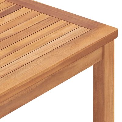 vidaXL Garden Dining Table 160x80x77 cm Solid Teak Wood