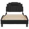 vidaXL Bed Frame "Viana" without Mattress Black 90x190 cm Faux Leather