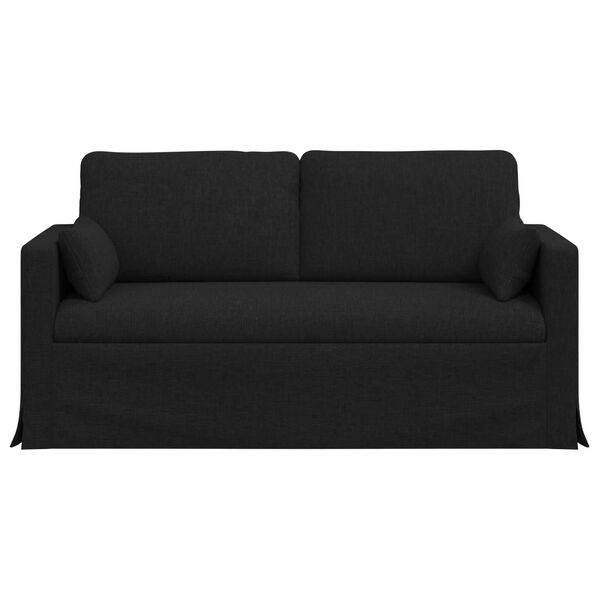 vidaXL Sofa Black 158 x 78 x 80 cm Fabric