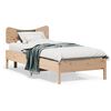 vidaXL Bed Frame without Mattress 90x190 cm Single Solid Wood Pine
