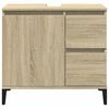 vidaXL Bathroom Cabinet Sonoma Oak 65x33x60 cm Engineered Wood