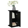 vidaXL Display Stand Black Oak 31 x 30 x 60 cm Engineered wood