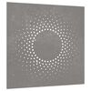 vidaXL Garden Wall Decoration 55x55 cm Corten Steel Sun Design