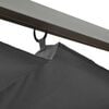 vidaXL Pergola with Retractable Roof Anthracite 3x3 m Steel 180 g/m&sup2;