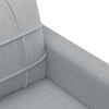 vidaXL 2-Seater Sofa Light Grey 140 cm Fabric