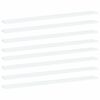 vidaXL Bookshelf Boards 8 pcs White 100x10x1,5 cm Engineered Wood