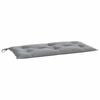 vidaXL Garden Bench Cushion Grey 110x50x7 cm Oxford Fabric