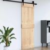 vidaXL Door NARVIK Natural 85 x 210 cm Solid Pine Wood