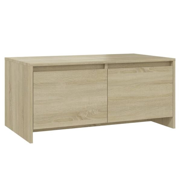 vidaXL Coffee Table Sonoma Oak 90x50x41.5 cm Engineered Wood