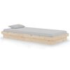 vidaXL Bed Frame without Mattress Solid Wood Single