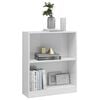 vidaXL Bookshelf High Gloss White 60x24x76 cm Engineered Wood
