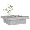 vidaXL Coffee Table Concrete Grey 90x90x28 cm Engineered Wood