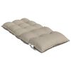 vidaXL Lowback Chair Cushions 2 pcs Taupe Oxford Fabric