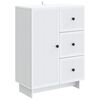 vidaXL Sideboard White 66 x 34.5 x 90 cm Engineered Wood