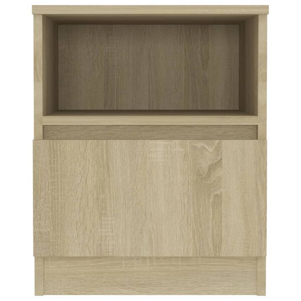 vidaXL Bed Cabinets 2 pcs Sonoma Oak 40x40x50 cm Engineered Wood