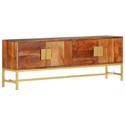 vidaXL TV Cabinet 140x30x50 cm Solid Acacia Wood