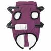 vidaXL Dog Coat with Harness Purple L36 Fleece and Polyester