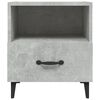 vidaXL Bedside Cabinets 2 pcs Concrete Grey Engineered Wood