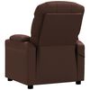 vidaXL Massage Chair Brown Faux Leather