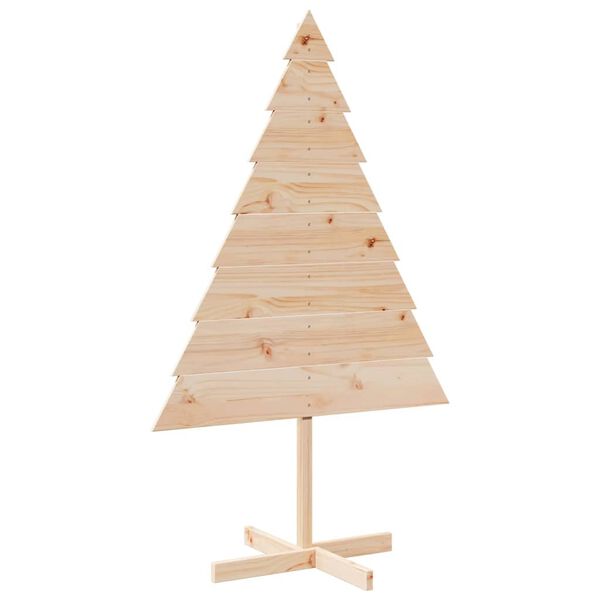 vidaXL Wooden Christmas Tree for Decoration 150 cm Solid Wood