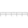 vidaXL Garden Fence with Spear Top Steel 838x150 cm Black