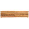 vidaXL Raised Bed 150x40x38 cm Recycled Teak Wood and Steel