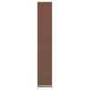 Fabric Shoe Cabinet with Cover 162 x 57 x 29 cm Brown