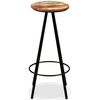 vidaXL Bar Stools 2 pcs Solid Reclaimed Wood