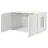 vidaXL Cat House White 85 x 55 x 50 cm Engineered Wood