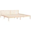 vidaXL Bed Frame without Mattress Super King Size Solid Wood