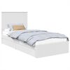 vidaXL Storage Bed with Drawer White 90 x 190 cm Engineered Wood