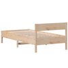 vidaXL Bed Frame without Mattress 90x190 cm Single Solid Wood Pine