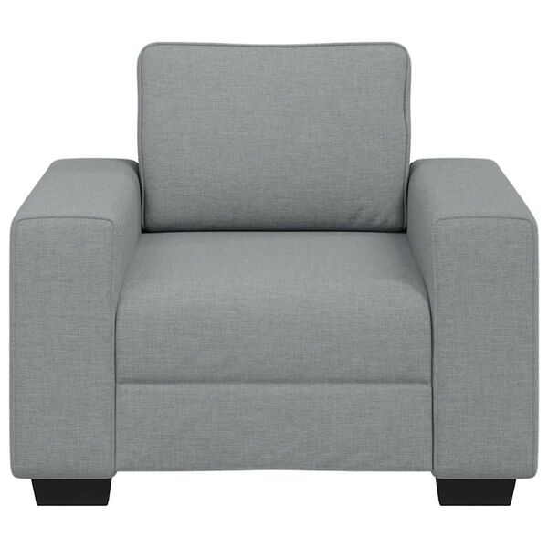 vidaXL Sofa Chair&nbsp;Light Grey 100x77x82 cm Fabric