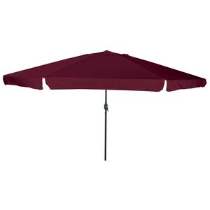 vidaXL Garden Parasol Red and Black 395 x 395 x 245 cm