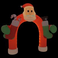 vidaXL Christmas Inflatable Arch Gate LED 320 cm