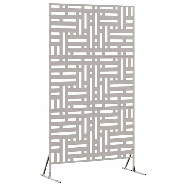 vidaXL Privacy Screen Grey Steel