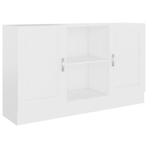 vidaXL Sideboard White 120x30,5x70 cm Engineered Wood