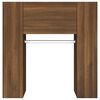 vidaXL Hallway Cabinets 2 pcs Brown Oak Engineered Wood