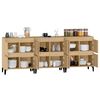 vidaXL Sideboards 3 pcs Sonoma Oak 60x35x70 cm Engineered Wood