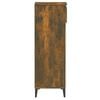 vidaXL Shoe Rack Smoked Oak 40x36x105 cm Engineered Wood