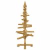 vidaXL Wooden Christmas Tree with Stand Brown 90 cm Solid pine wood