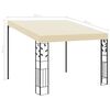 vidaXL Wall-mounted Gazebo 3x3x2.5 m Cream