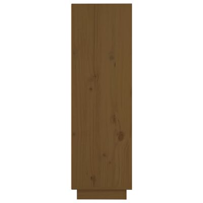 vidaXL Highboard Honey Brown 37x34x110 cm Solid Wood Pine