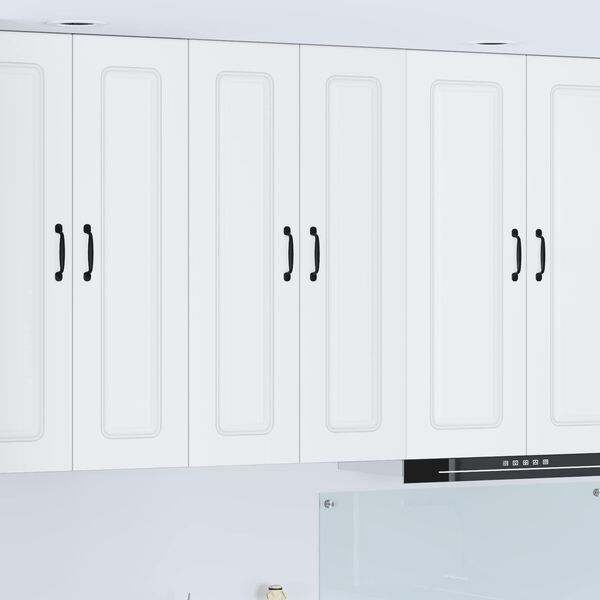 vidaXL Kitchen Wall Cabinet White 60 x 31 x 100 cm Engineered Wood