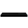 vidaXL Floating Wall Shelf High Gloss Black 60x23.5x3.8 cm MDF